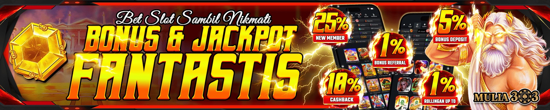 MULIA303 JACKPOT FANTASTIS